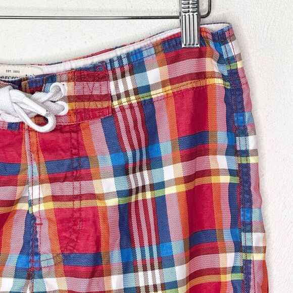 Abercrombie & Fitch Vintage Plaid Swim Trunks - Men’s US MD - Picture 3 of 9